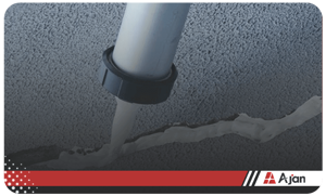 آب‌بندی به کمک چسب بتن